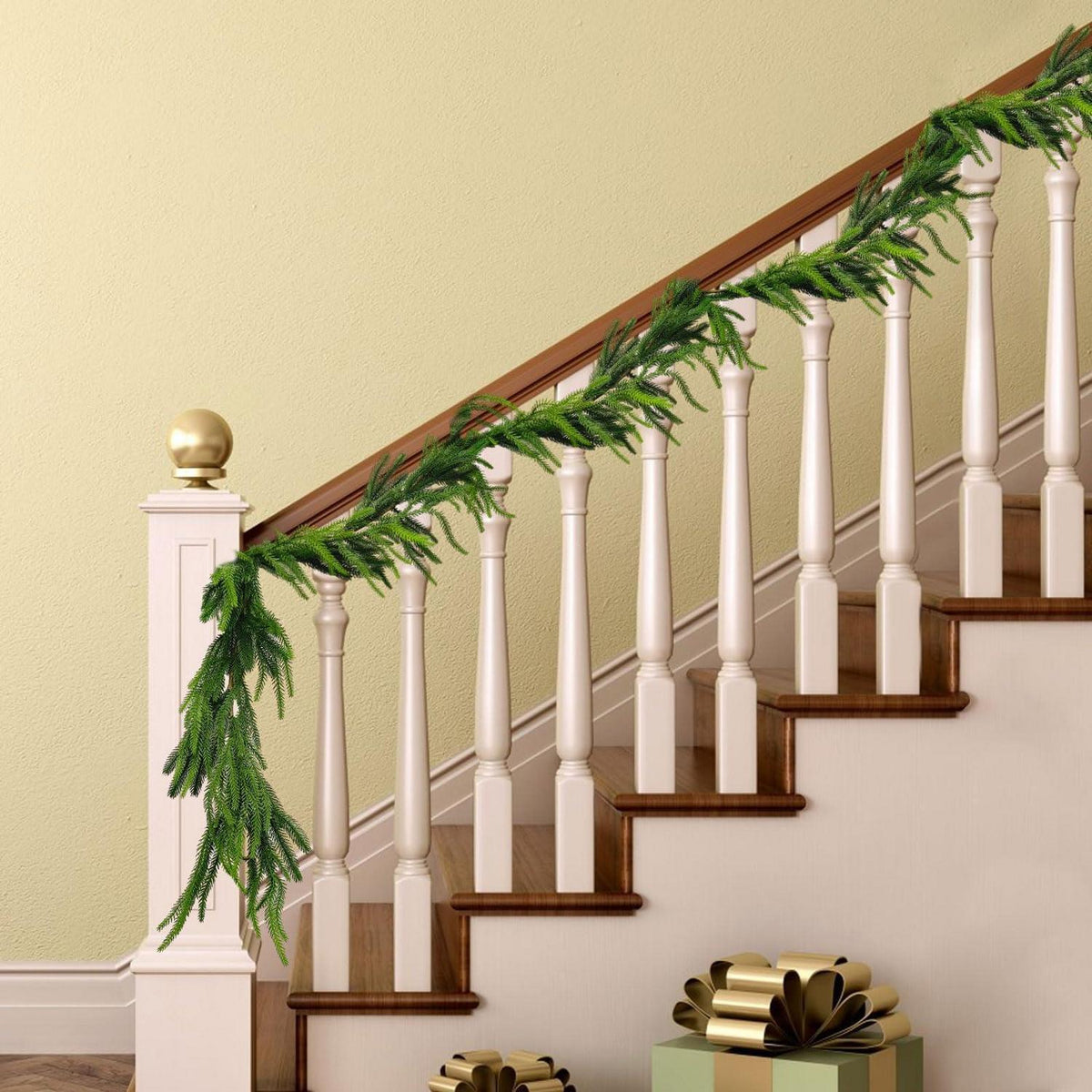 Künstliche Tannengirlande 2.7m (9ft) - 2er Set für Weihnachten