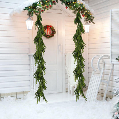 Künstliche Tannengirlande 4.6m (15ft) - 2er Set für Weihnachten