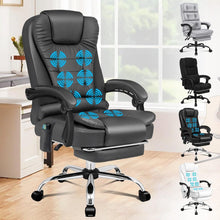 Ergonomischer Bürostuhl mit Massagefunktion und Lendenwirbelstütze