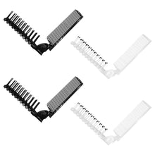 Faltbarer Kamm Doppelkopf Massage Pocket Reisebürste Mini Haarbürste