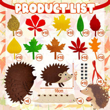 MQIAN Igel Herbst Bastelset für Kinder DIY Herbstdeko mit