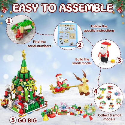 Adventskalender 2024 Kinder: Weihnachts-Bausatz mit 24