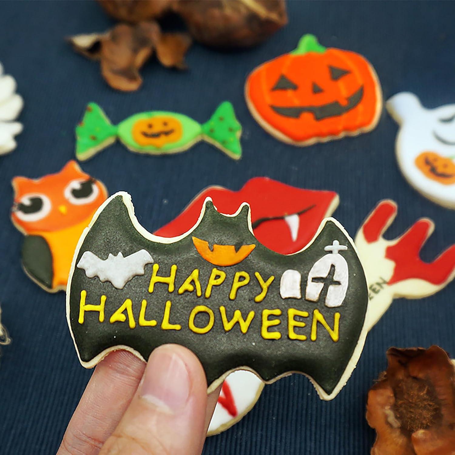 Halloween Ausstechformen Set 10-teilig Edelstahl Keksausstecher