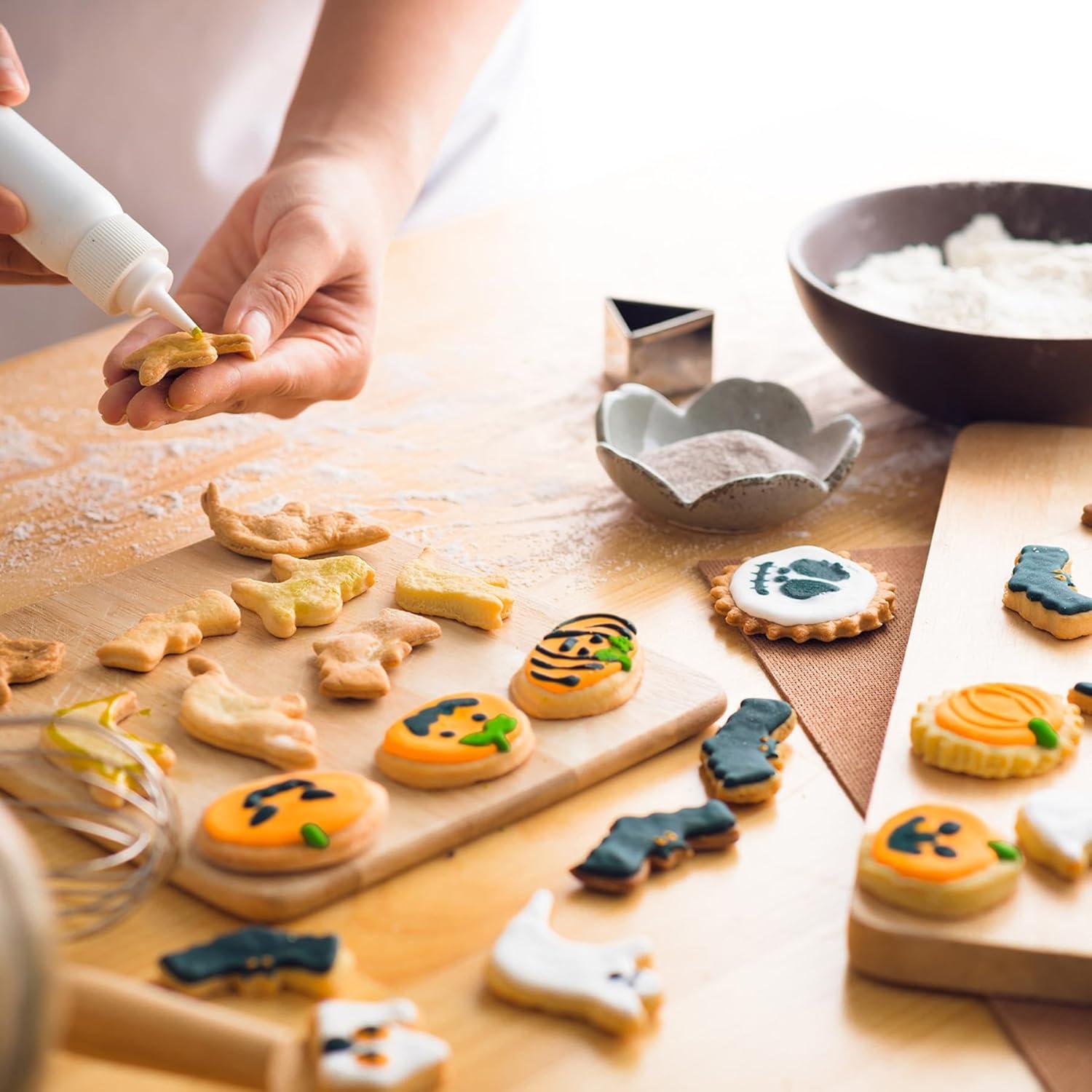 Ausstechformen Halloween Set 10-teilig Keksausstecher Edelstahl - Deko