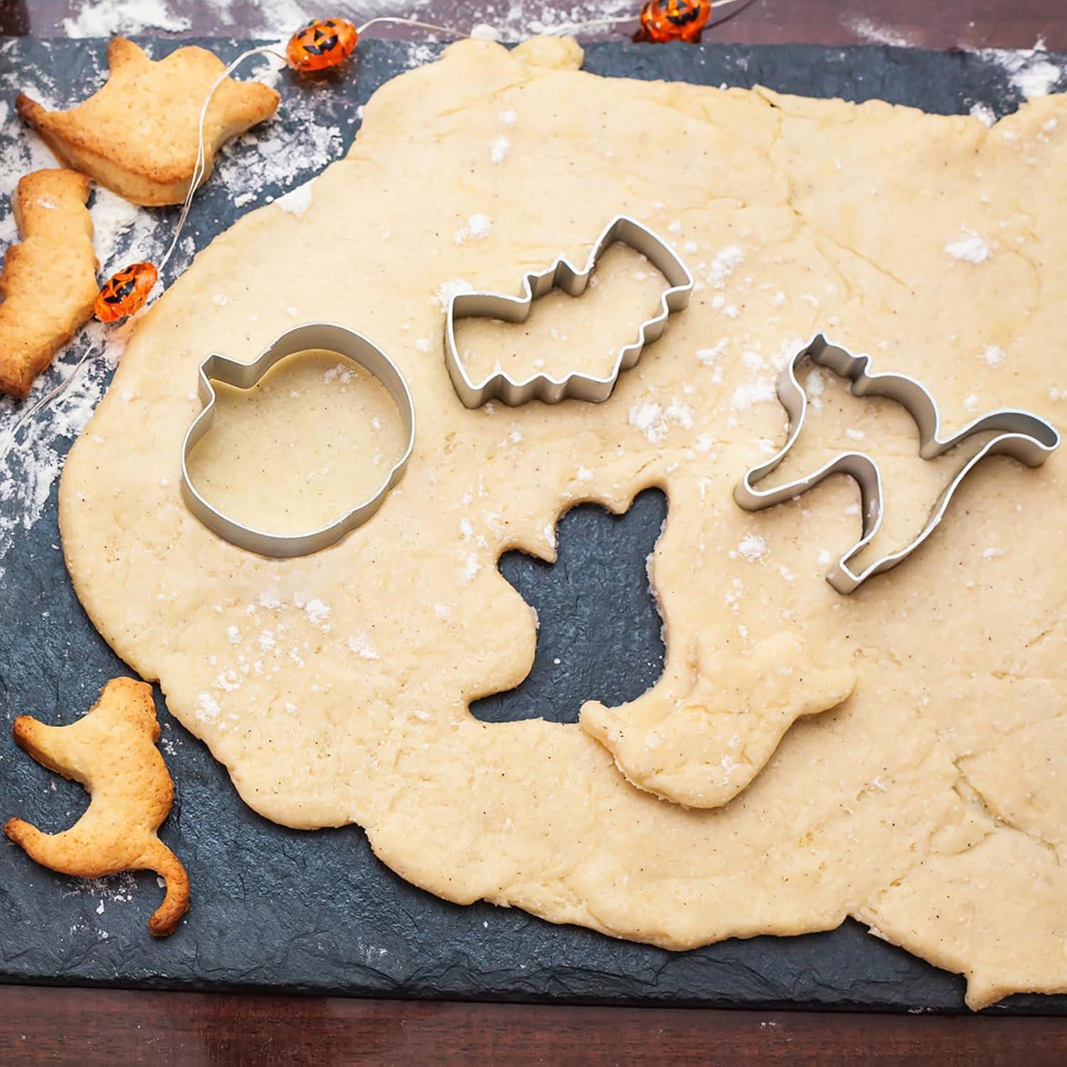 Halloween Ausstechformen Set 10-teilig Edelstahl Keks Ausstecher Cookie Cutter