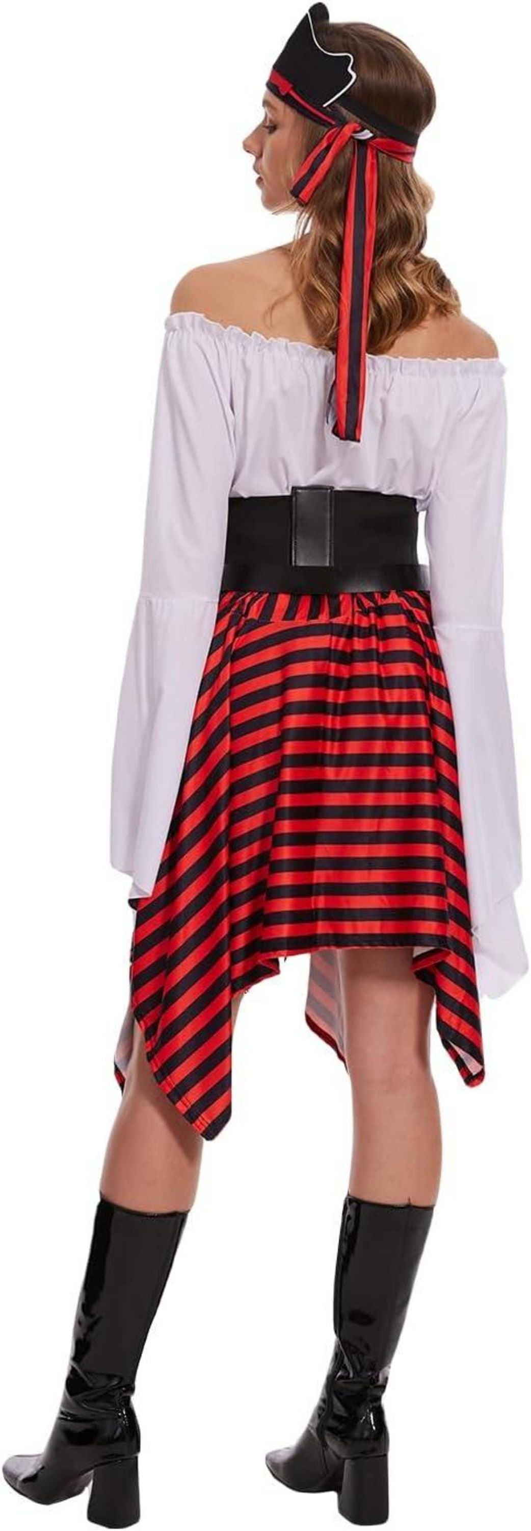 Piratenkostüm Damen Mittelalter Wikinger Renaissance Halloween