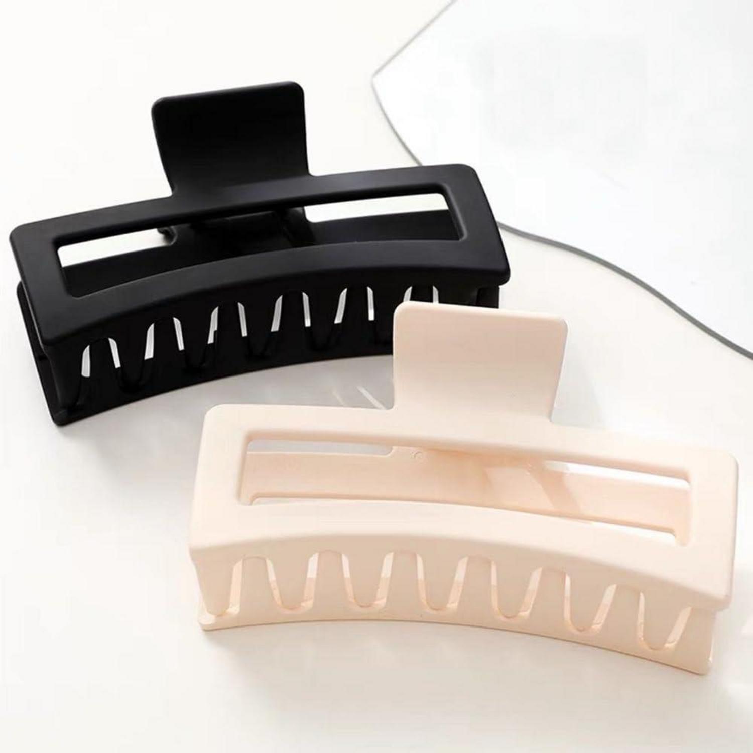 4er Pack Extra Große Haarklammern, 13cm Kunststoff Clips für dickes Haar