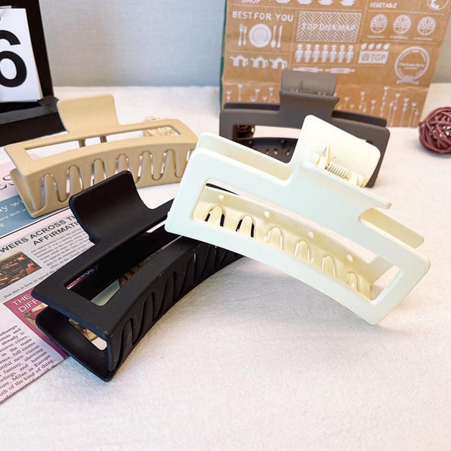 4er Packung Extra Große Haarklammer Kunststoff Haarspangen 13cm - Starker