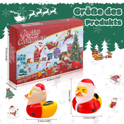 Mini Enten Adventskalender 2024 für Kinder Mädchen Jungen