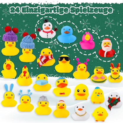 Mini Enten Adventskalender 2024 für Kinder Mädchen Jungen