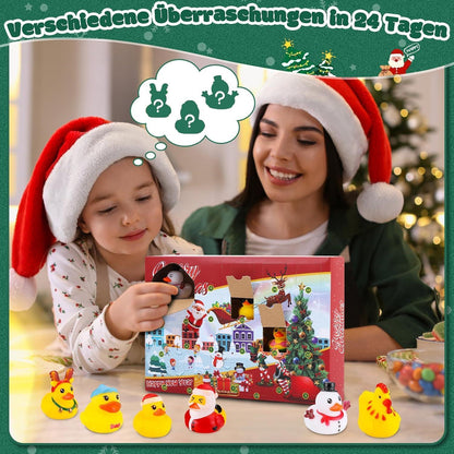 Mini Enten Adventskalender 2024 für Kinder Mädchen Jungen