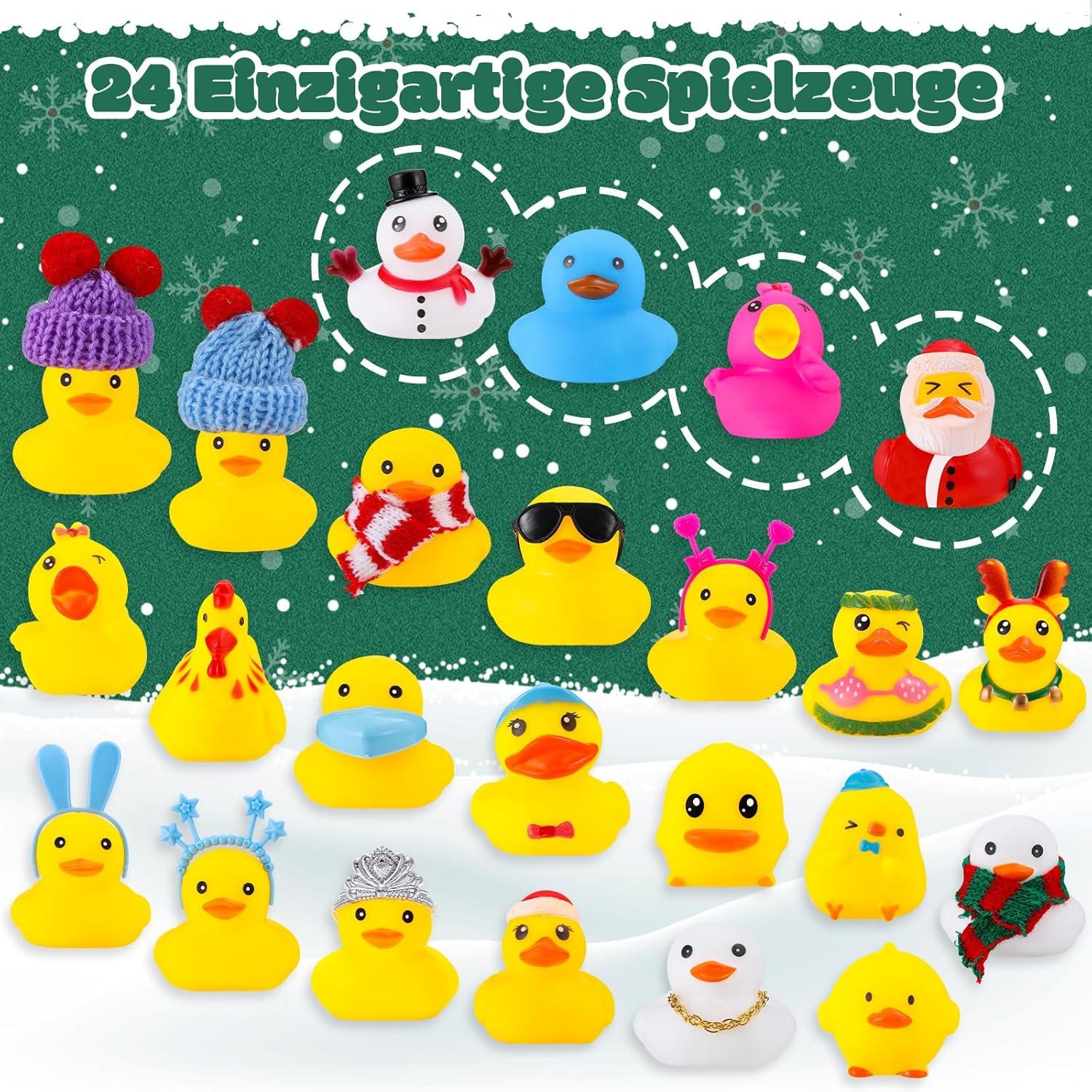 Adventskalender Enten 2024 Mini Weihnachten Kinder Geschenke