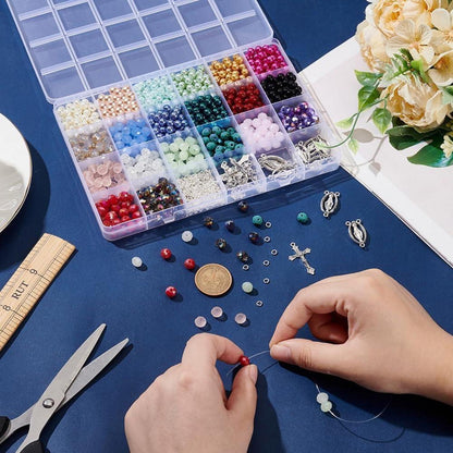 Rosenkranz Bausatz – 1120 Teile für Schmuck & Basteln