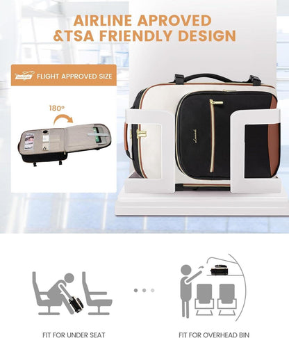 Handgepäck Rucksack Flugzeug Reiserucksack Wasserdicht Laptop 17 Zoll