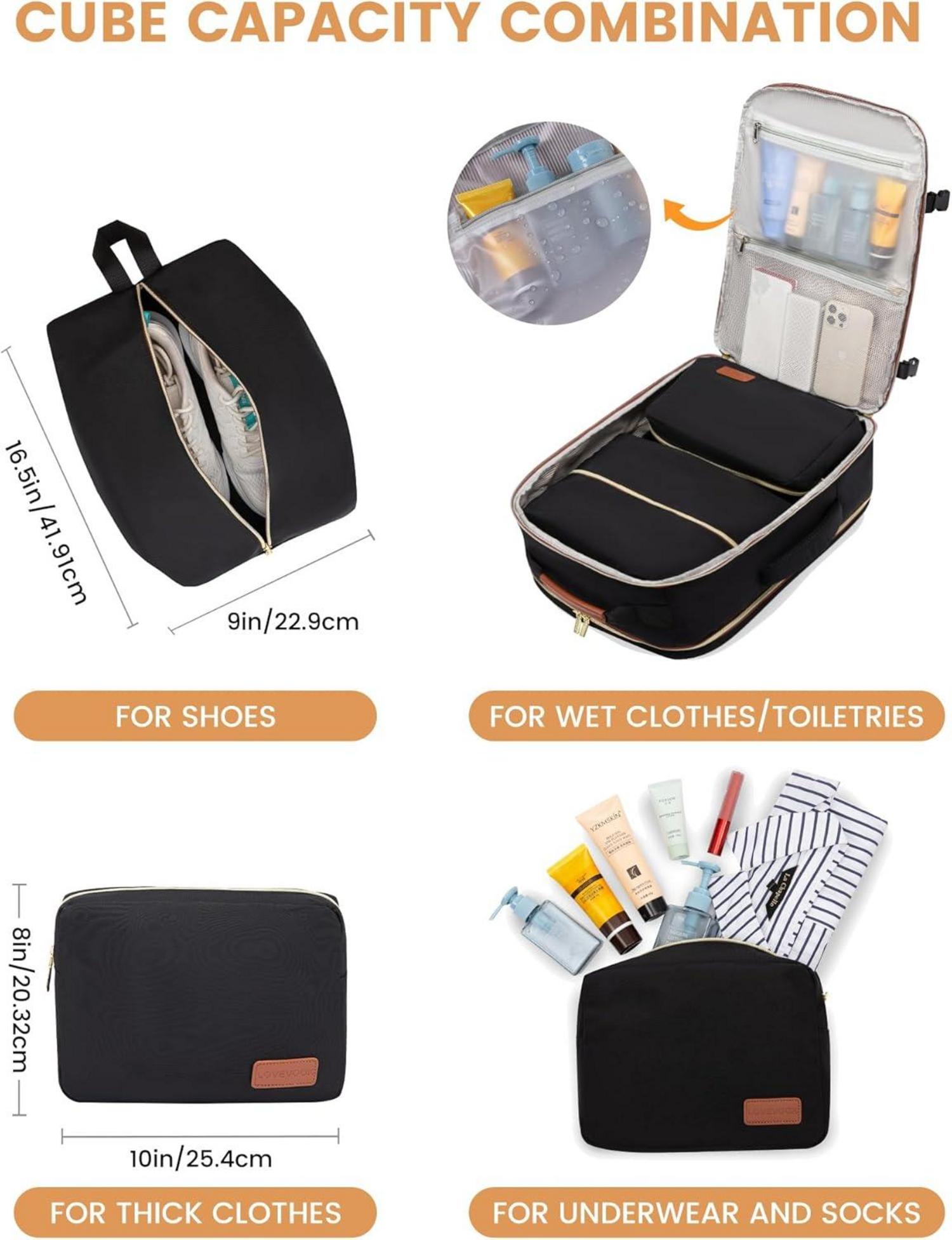 Handgepäck Rucksack 30L Laptopfach Wasserdicht Blau