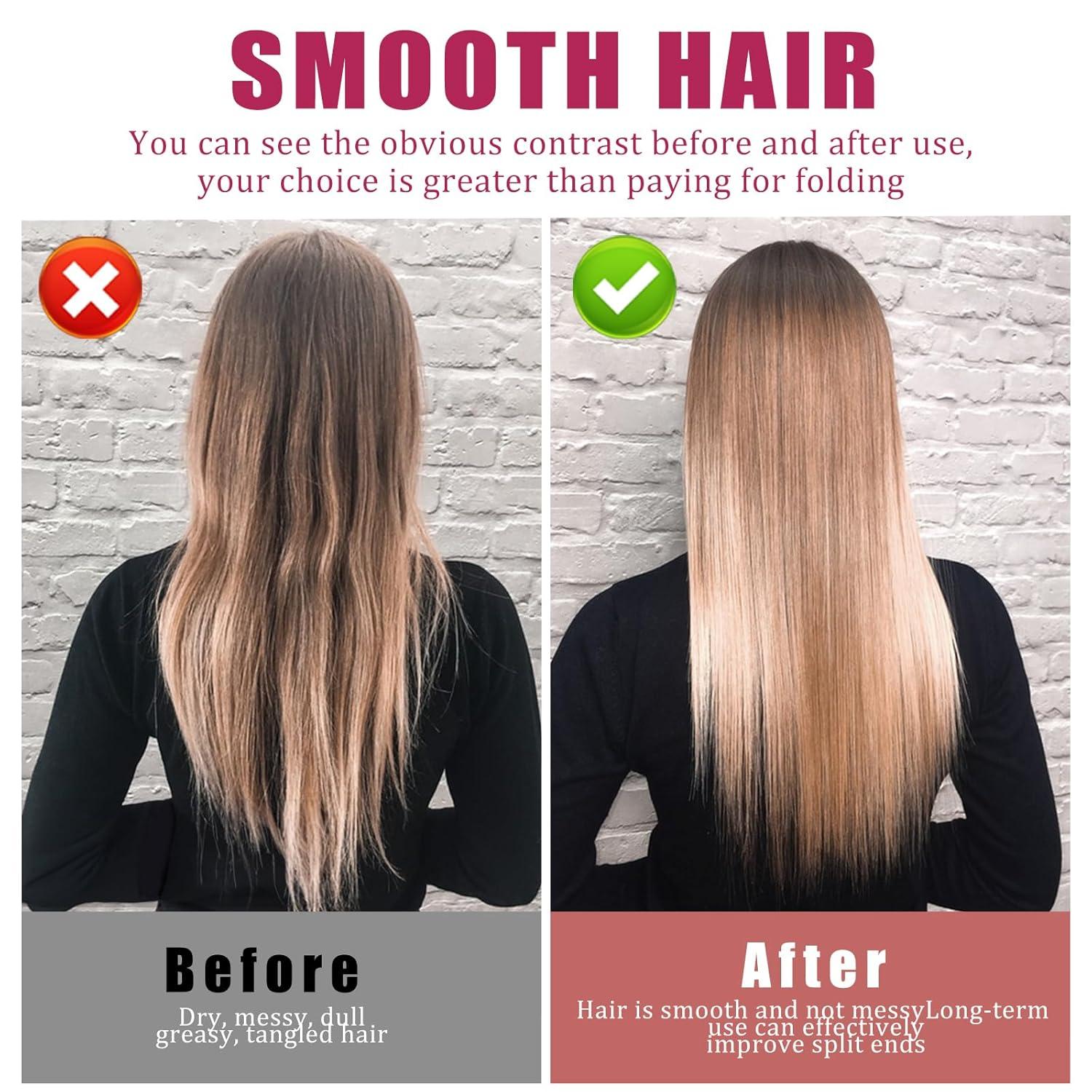 2 Stück Klappbare Mini Haarbürste Schwarz Reisehaarbürste für Damen