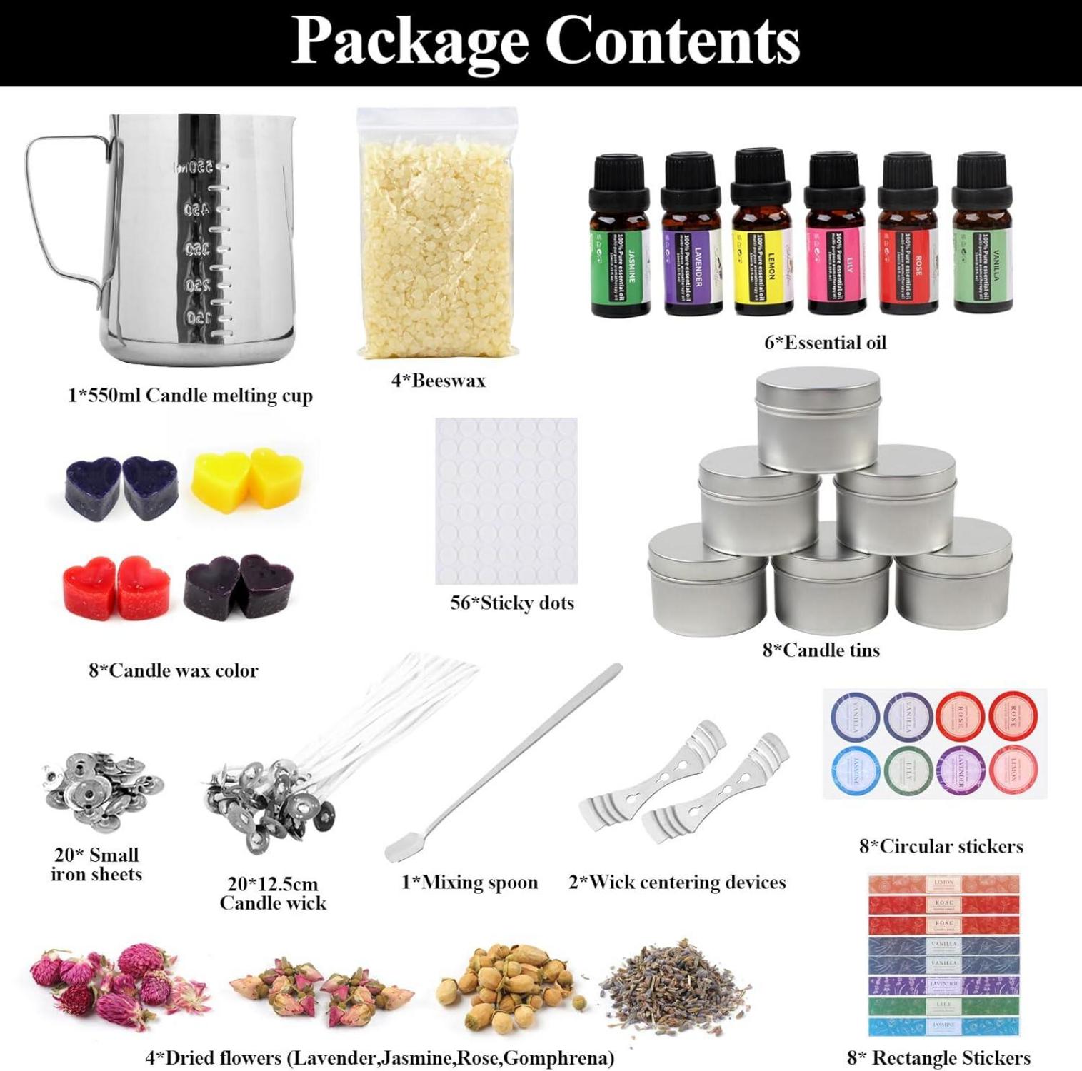 TEPENAR DIY Kerzenherstellung Kit Duftkerze Geschenke