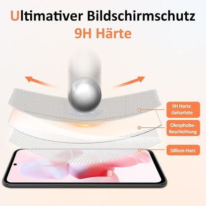 Panzerfolie + Hülle für Samsung Galaxy A51, 9H Härte, 0.33mm