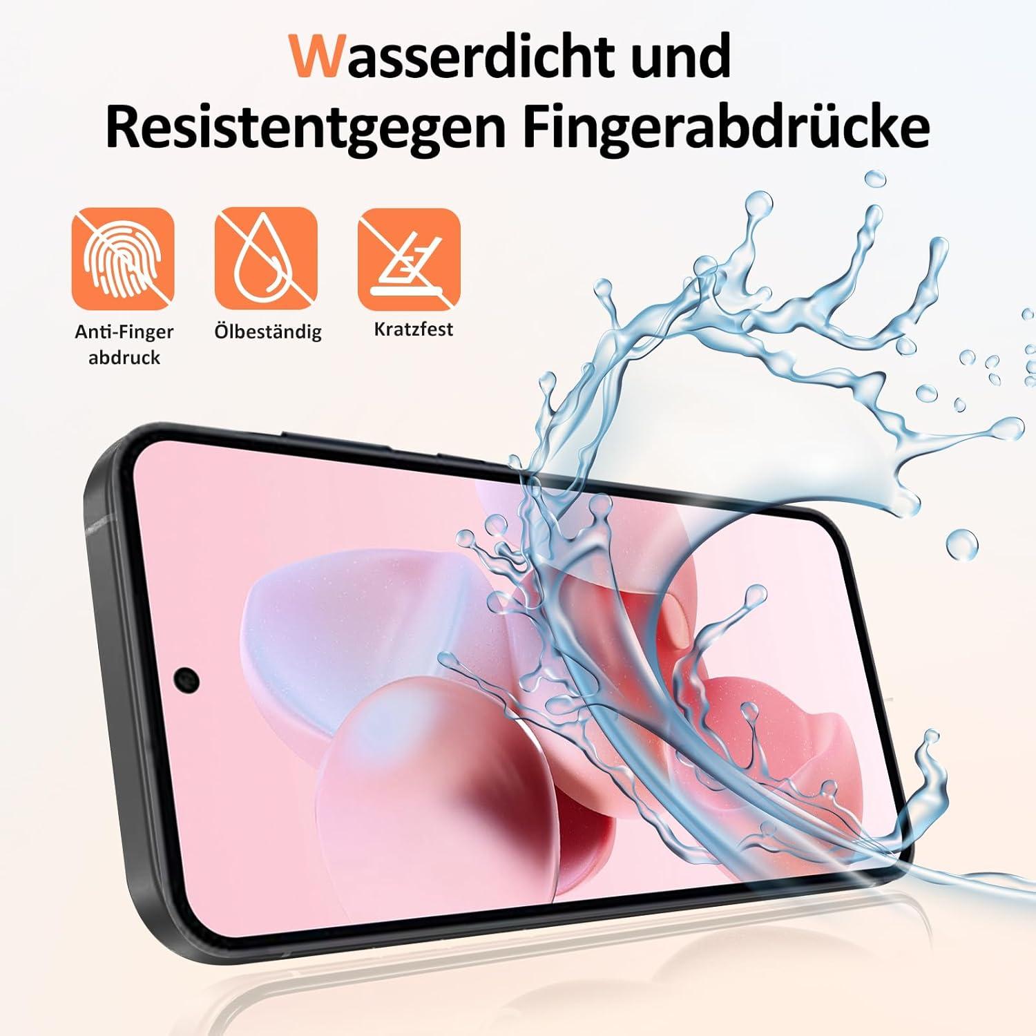 Displayschutz Samsung Galaxy A51 Panzerglas Folie Schutz [2 Displayschutz+1
