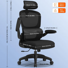 Ergonomischer Bürostuhl mit Kopfstütze und Wippfunktion