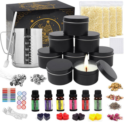 DIY Kerzenherstellung Set Duftkerze Geschenke Sojawachs Bienenwachs
