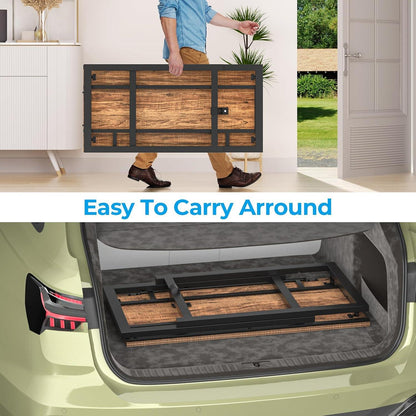 Klapptisch ohne Montage 80 cm Schreibtisch Computertisch platzsparend