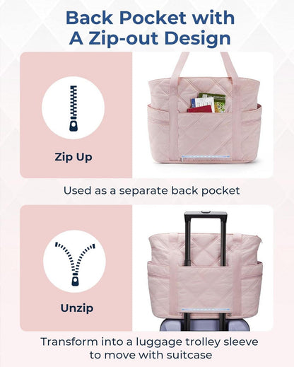 Große wasserdichte Damen Handtasche mit 24L Kapazität für Fitness