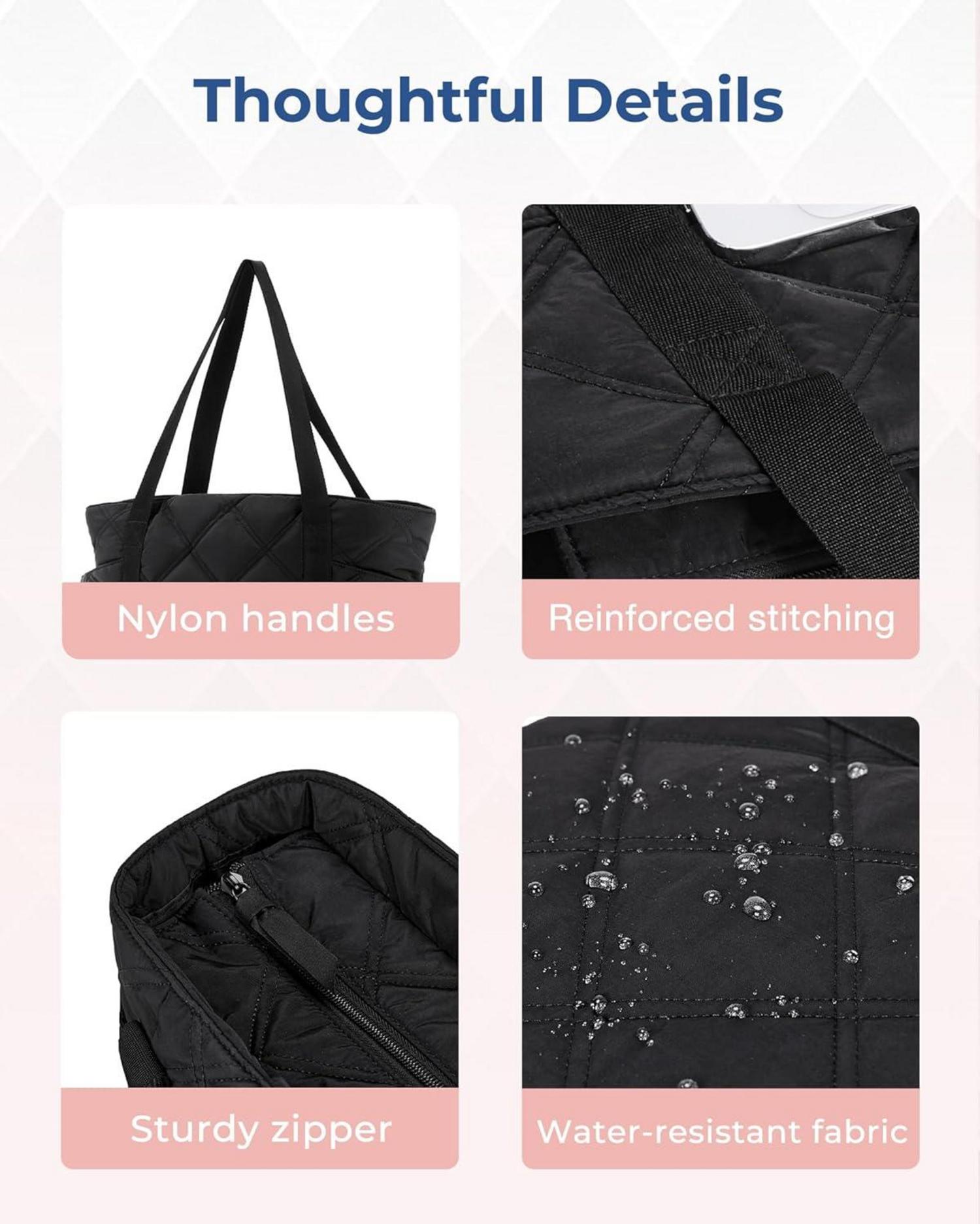 Große Handtasche Damen Wasserdicht 24L Reise Fitness Sporttasche