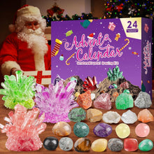 Adventskalender 2024 Kristalle Züchten Edelsteine Mineralien
