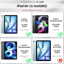 EasyAcc iPad Air M2 11 Zoll Hülle Stifthalter Weinrot