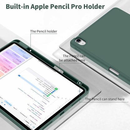 iPad Air M2 11 Zoll Hülle mit Stifthalter und Trifold Ständer
