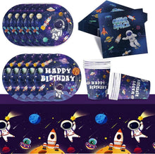 Astronaut Partygeschirr Set für Kindergeburtstag Deko