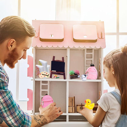 Miniatur Wichtel Mal Set Weihnachten DIY Puppenhaus Zubehör