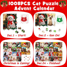 Adventskalender mit Katzenmotiven
