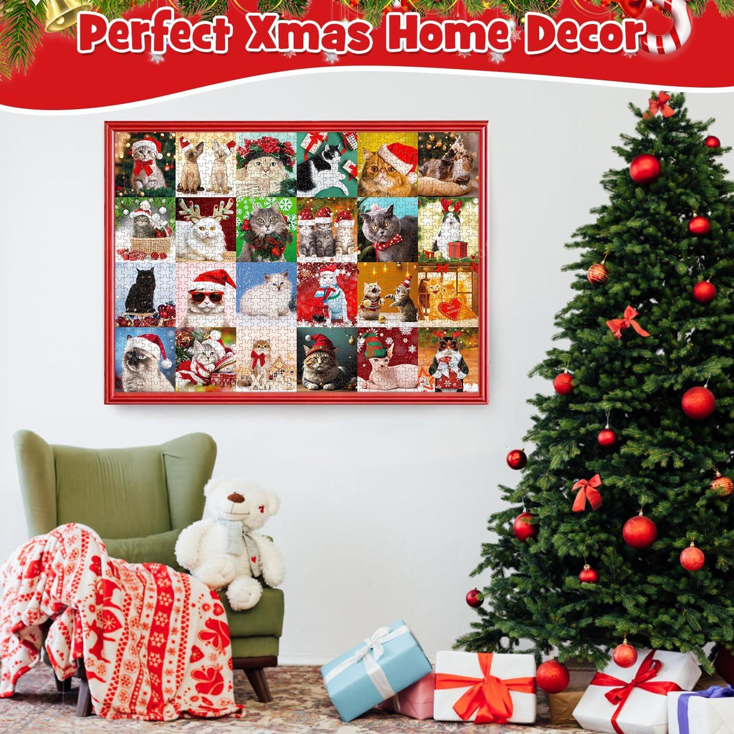 Adventskalender für Katzen mit Leckerlis und Spielzeug
