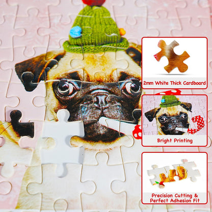 Adventskalender Puzzle Hund 3D Tier Puzzle Spielzeug Kids Weihnachten