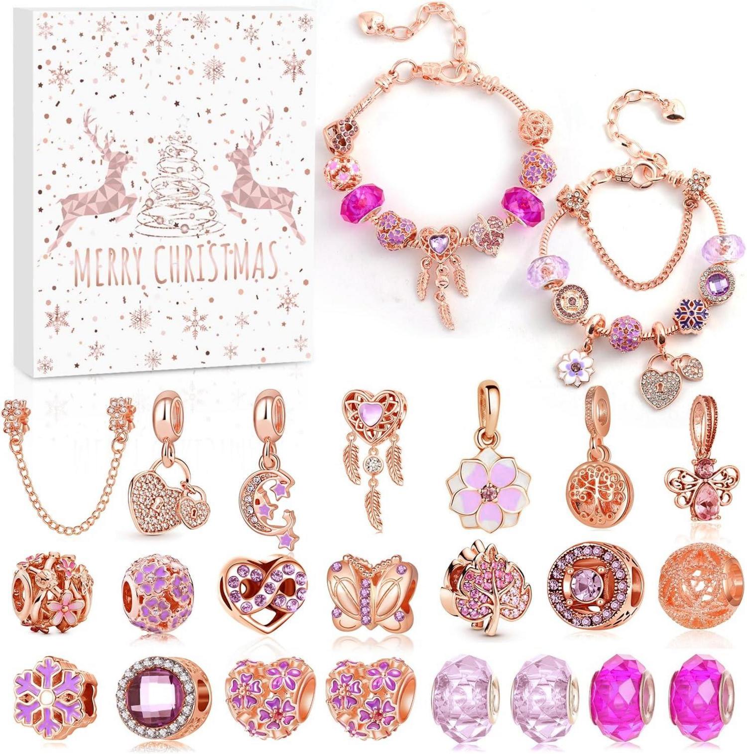 Adventskalender Mädchen Frauen Rosa 2024