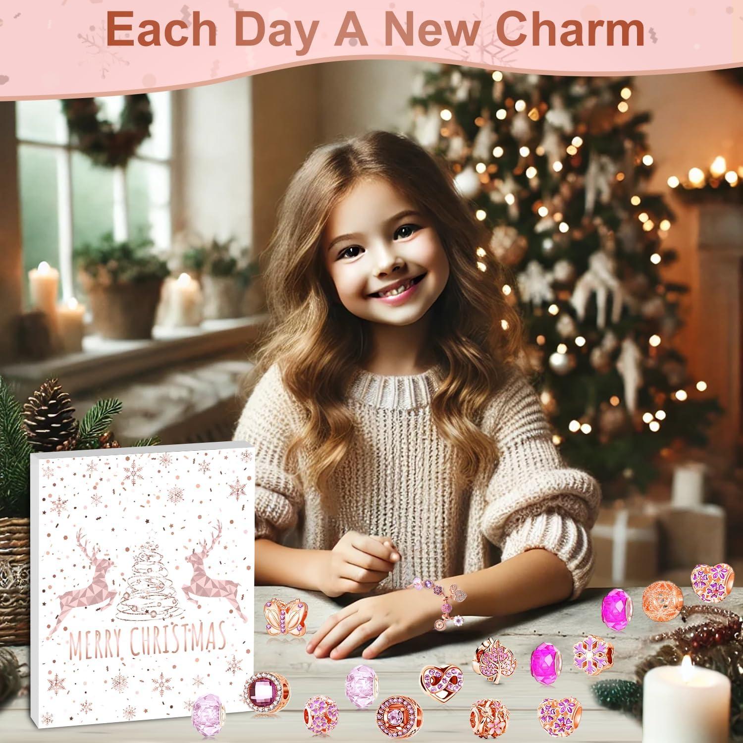 Adventskalender Mädchen Frauen Rosa 2024