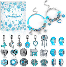 Adventskalender 2024 für Frauen Mädchen Blau