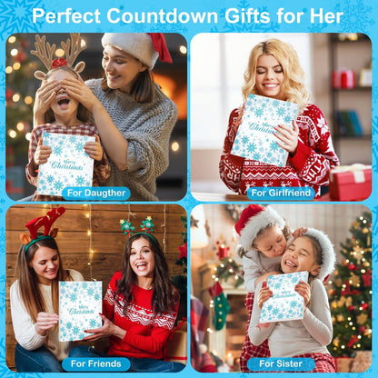 Adventskalender 2024 für Frauen und Mädchen blau