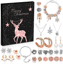 Adventskalender Schmuck 2024: Damen Mädchen Weihnachtskalender