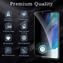 2x Sichtschutz Samsung Galaxy S21 FE 5G Panzer Glas 9H HD
