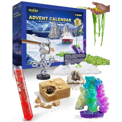 Griechischer Wissenschafts-Adventskalender 2024 für Kinder