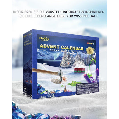 Griechischer Wissenschafts-Adventskalender 2024 für Kinder