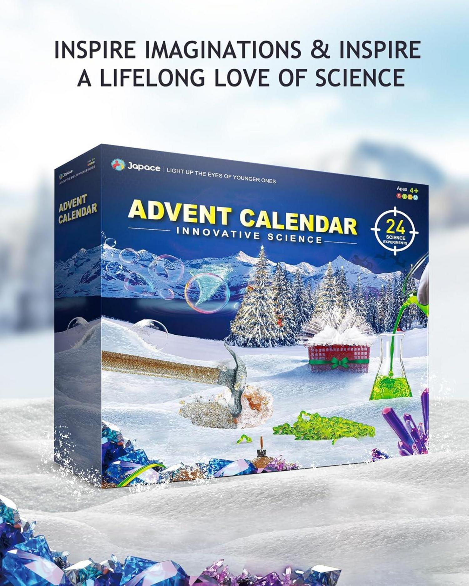 Greek Science Experimente Adventskalender 2024 für Kinder STEM