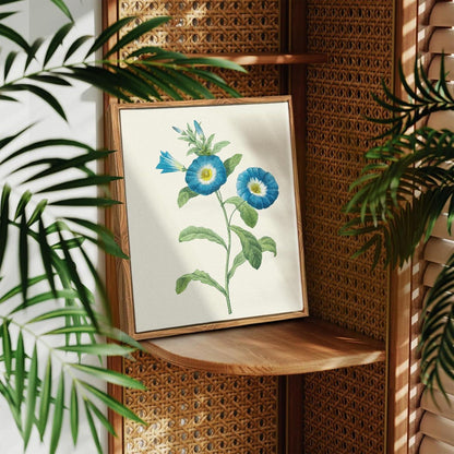 Vintage Insekten Leinwandbild mit Holzrahmen, 30x40