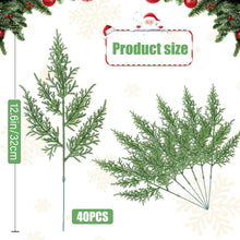 Künstliche Tannenzweige Weihnachtsdeko 40 Stück 32CM Unechte