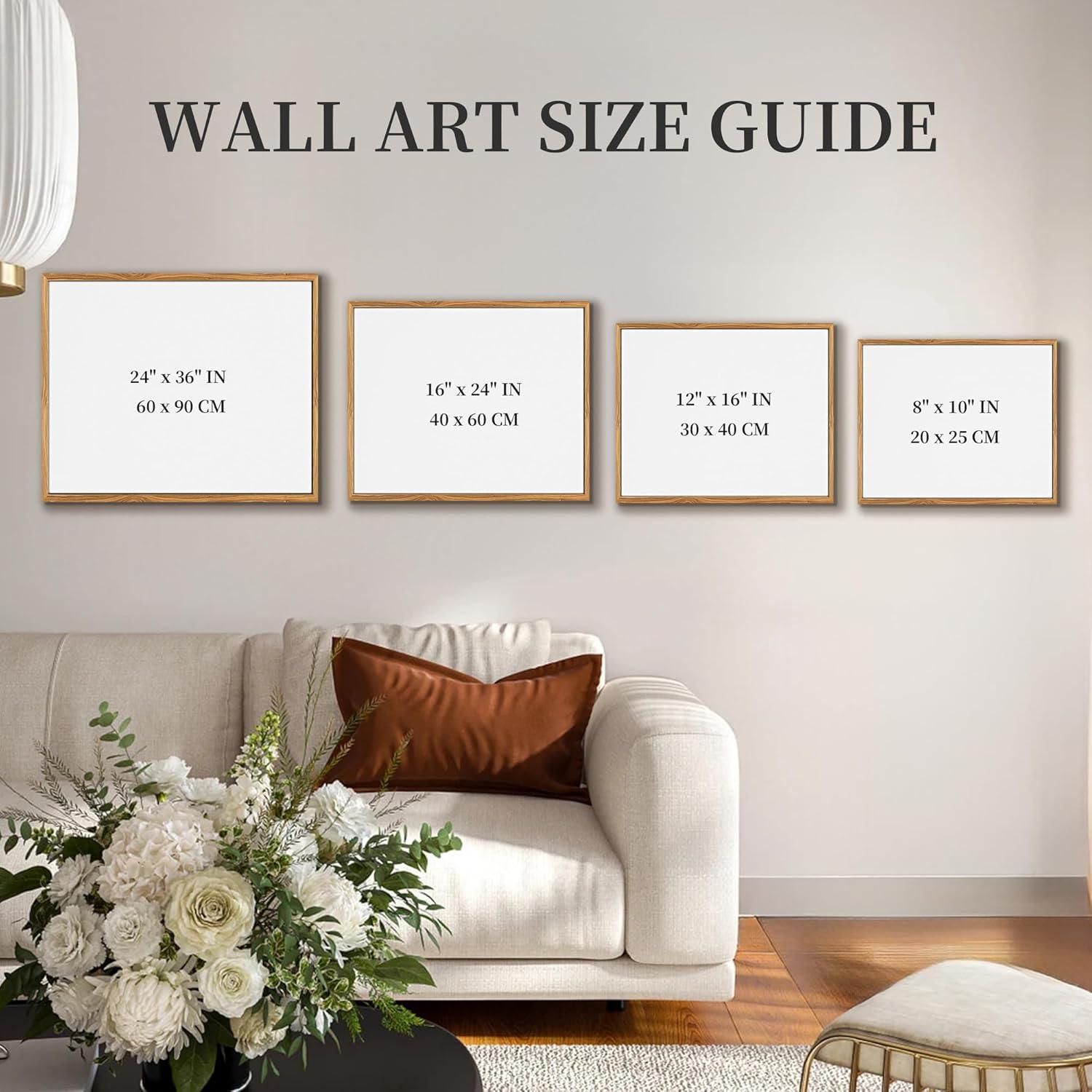 Vintage Vogel Leinwandbild mit Holzrahmen 40x60cm, Wanddekoration