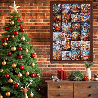 Adventskalender 2024 Puzzle Set 1008 Teile Weihnachts