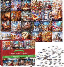 Adventskalender 2024 Puzzles 1008 Teile Weihnachts-Countdown-Kalender